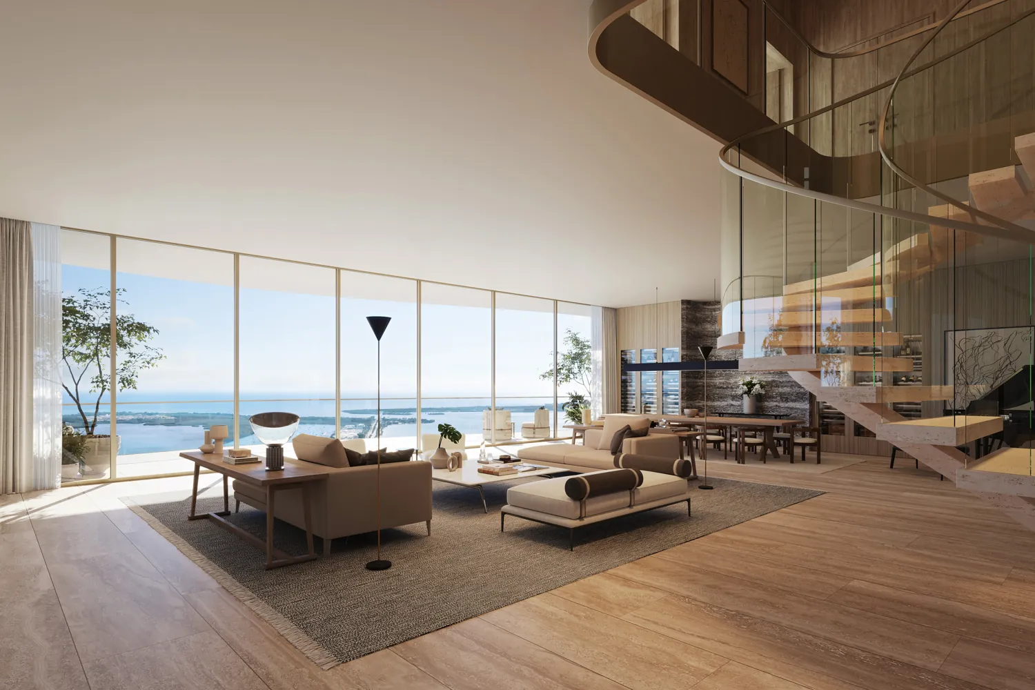 Two-bedroom living